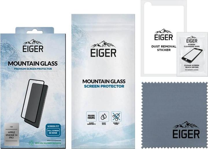Actual product image Eiger Clear Edge (1 Piece, Apple iPhone 14 Pro)