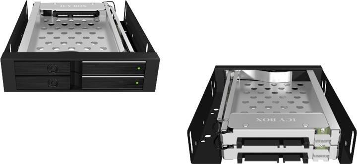 Immagine prodotto Icy Box We-Ra. 2x2,5" SATAI-III in 3,5" IB-2227StS (b)