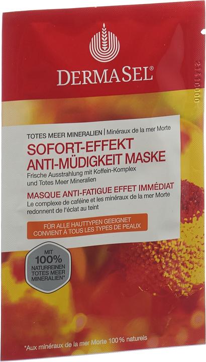 Produktbild DermaSel Maske Anti-Müdigkeit deutsch/französisch (12 ml)