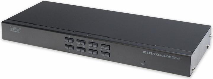Image du produit Digitus Commutateur KVM combo 8x 1 utilisateur 8 PCs Module Slot pour module IP