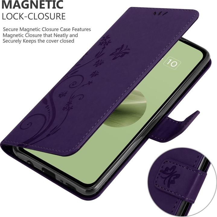 Actual product image Cadorabo Case for Asus Zenfone 10 Flower Book (Asus Zenfone 10)