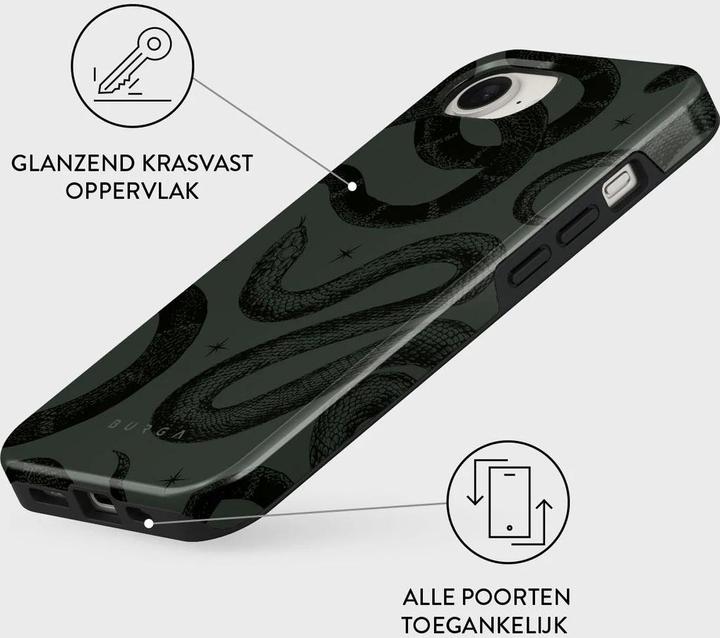 Actual product image Burga Tough Case Apple iPhone 16e - Poison (Apple iPhone 4)