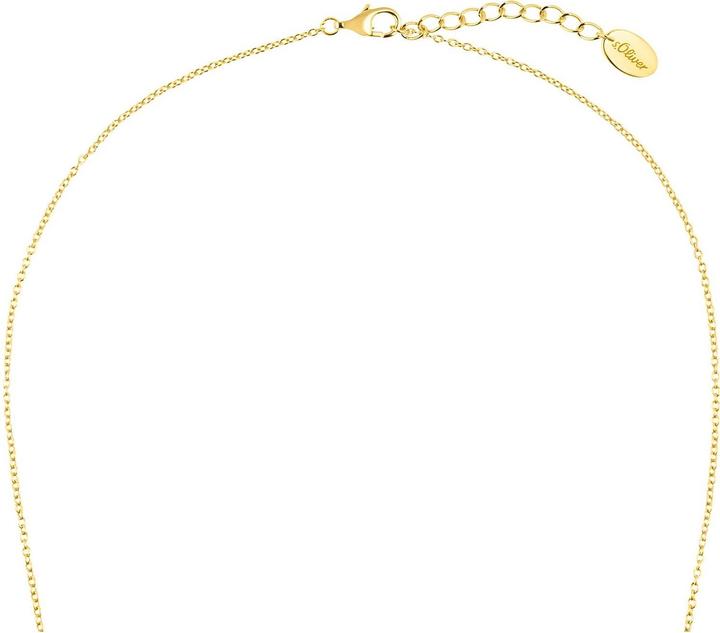 Produktbild S.Oliver Halsschmuck für Damen, 925 Sterling Silber, Zirkonia (synth.) (925er Silber, 42 cm)