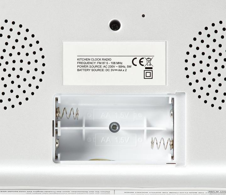 Produktbild Nedis Küche Radio FM-Radio Unterschrank-Radio 30 voreingestellte Sender Display mit automatischem D (FM)