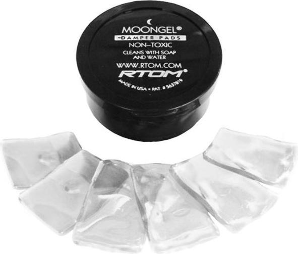 Actual product image Rtom Moongel CLEAR 6 pcs damper with damper pads (Drum)