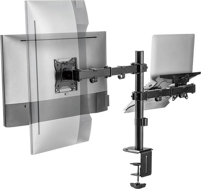 Produktbild LogiLink Monitorhalterung 2-fach, 1732"-Monitore, 1015,6" Notebooks/Tablets (Tisch, 32")