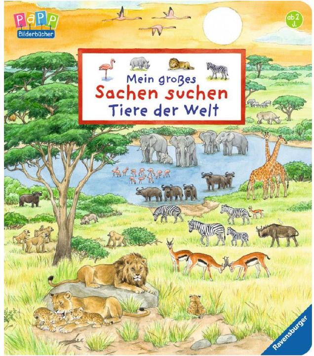 Image du produit Ravensburger Je cherche mes gros trucs : Les animaux du monde (Allemand, Susanne Gernhäuser)
