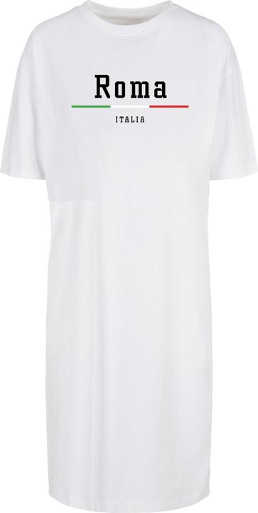 Merchcode Ladies Roma Organic Oversized Slit Tee Dress - 118821 (L)