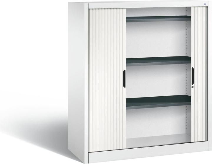 Actual product image C+P Roller shutter cabinet with horizontal blind (120 x 42 x 134.5 cm)