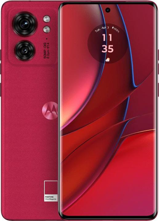 Actual product image Motorola Edge 40 (256 GB, Viva Magenta, 6.55", Dual SIM, 50 Mpx, 5G)