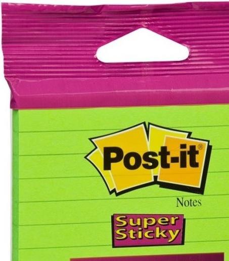Immagine prodotto Post-it Note super adesive (100 x 100 mm)