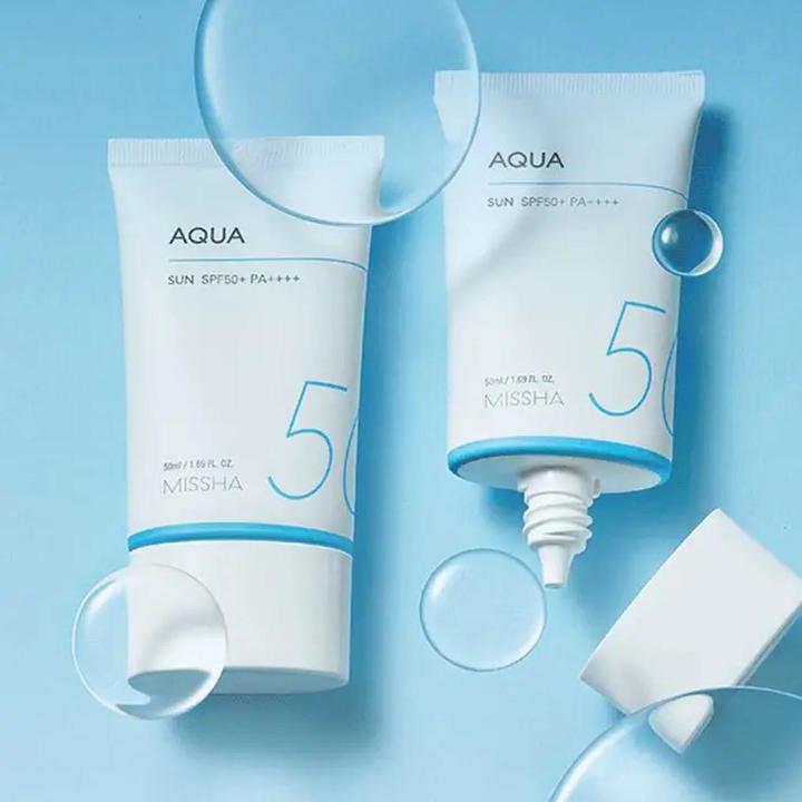 Actual product image Missha All-Around Safe Block Aqua Sun (Suntan cream, SPF 50+, 50 ml)