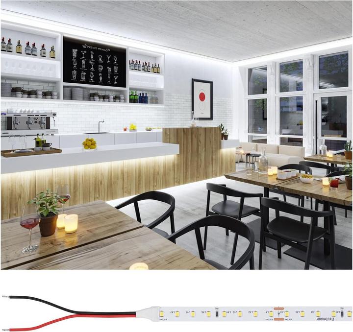Image du produit Paulmann Bandeau lumineux à LED PAUL (Blanc neutre, 1000 cm, Intérieur)