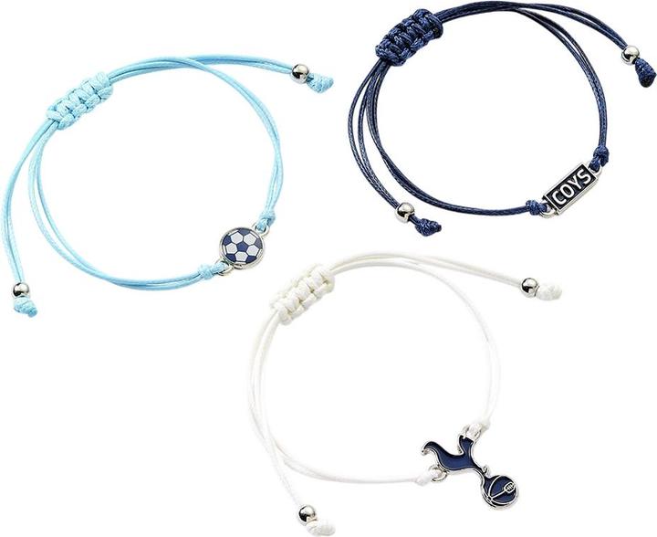 Immagine prodotto Tottenham Hotspur FC Amicizia Braccialetto Set Misura Confezione 3 (100% materiale sintetico)