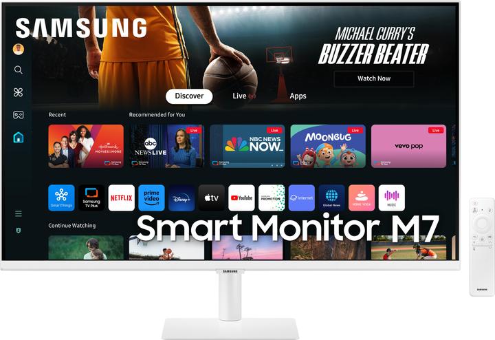 Productafbeelding Samsung Slimme monitor M7 LS32DM703UUXEN (3840 x 2160 Pixels, 32")