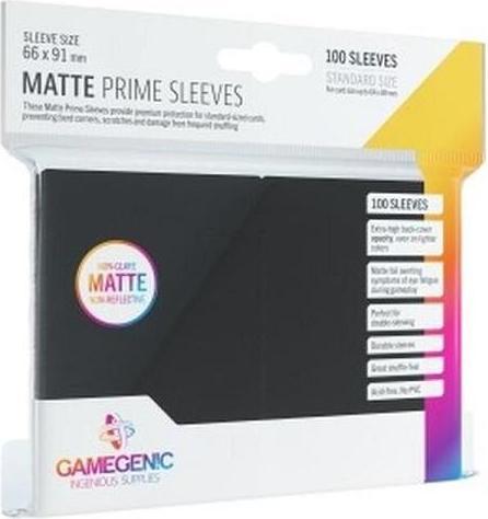 Immagine prodotto Gamegenic GGS10030 - Maniche Matte Prime, nere (100 maniche)