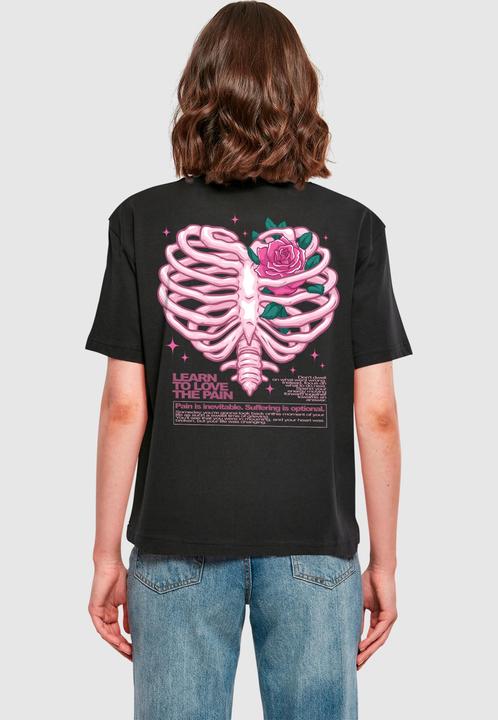 Actual product image Miss Tee Heart Cage Rose Tee - 136485 (S)