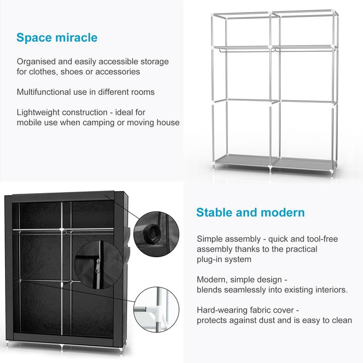 Produktbild Intirilife Schrank (108 x 45 x 170 cm)