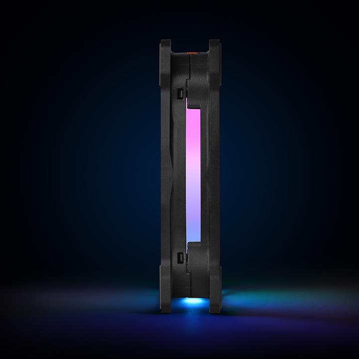 Actual product image Thermaltake Riing Duo 12 RGB LED Fan - 120mm Set of 3 (120 mm, 3 x)
