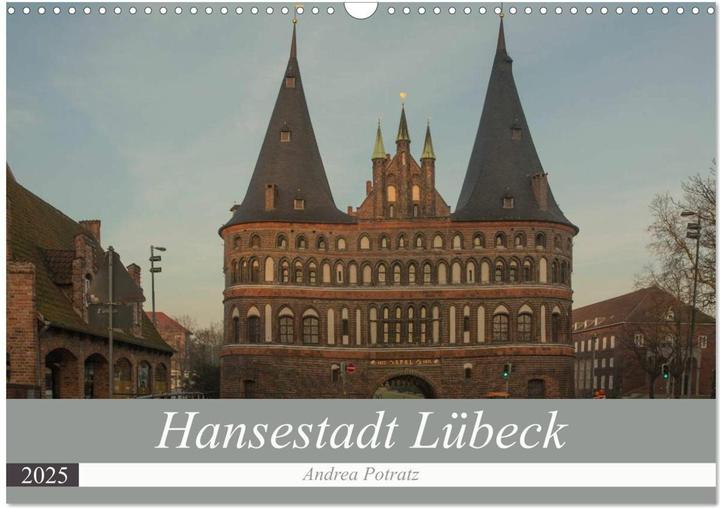 Actual product image Hansestadt Lübeck (Wandkalender 2025 DIN A3 quer), Monatskalender (A3, German)