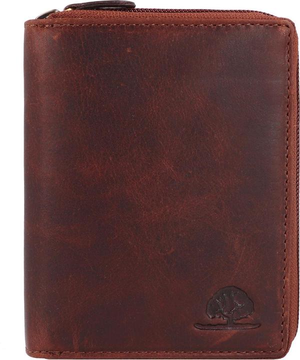 Greenburry Rugged wallet RFID protection leather 10 cm