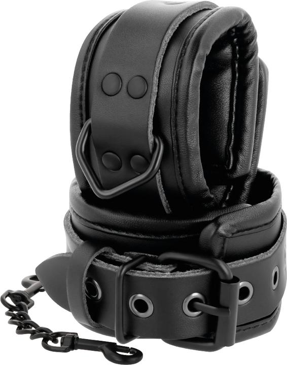 Actual product image Darkness Leather And Handcuffs Black
