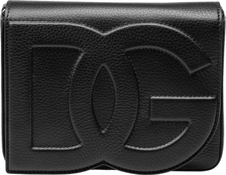 Produktbild Dolce & Gabbana black deer leather shoulder bag