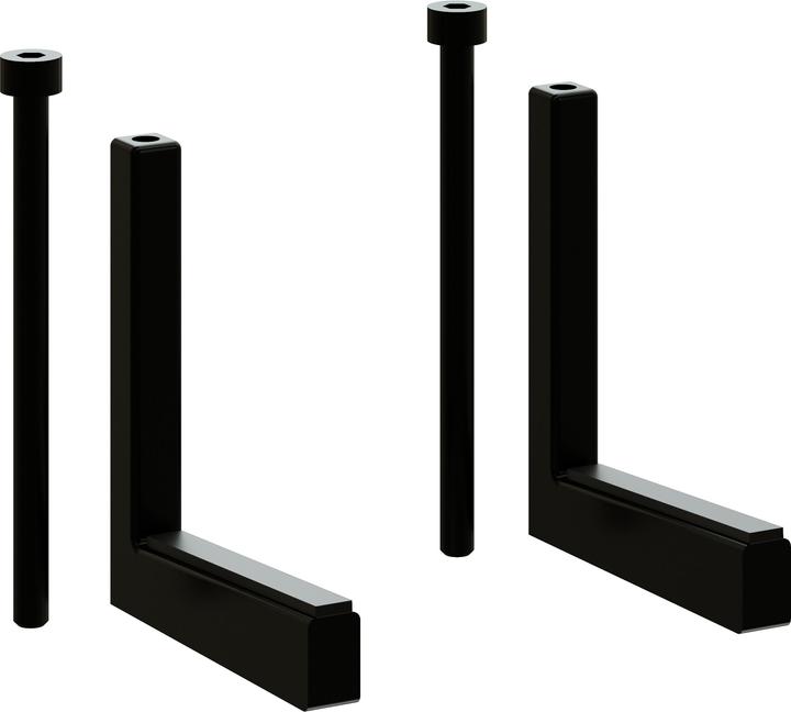 IB Connect Set di montaggio SUPRA nero per 5-30 mm
