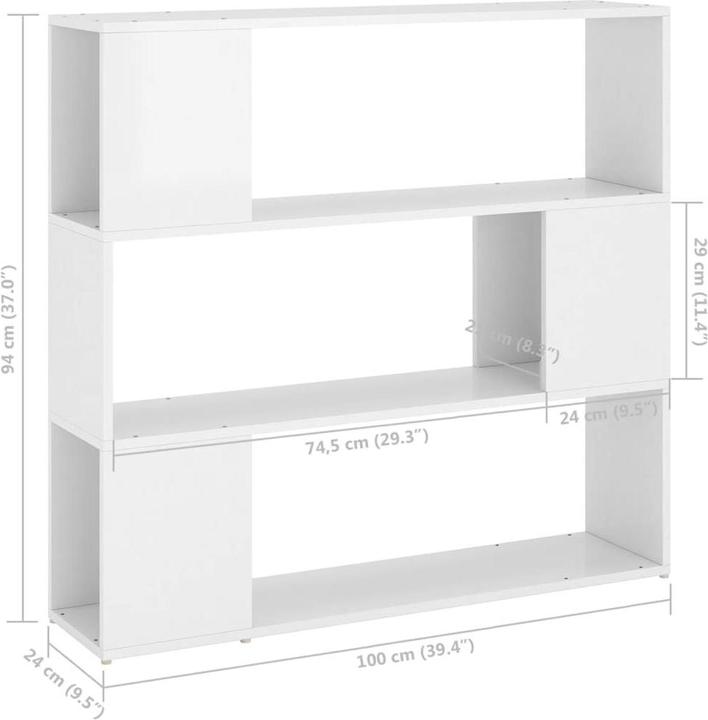 Actual product image VidaXL Tabb (100 x 24 x 94 cm)