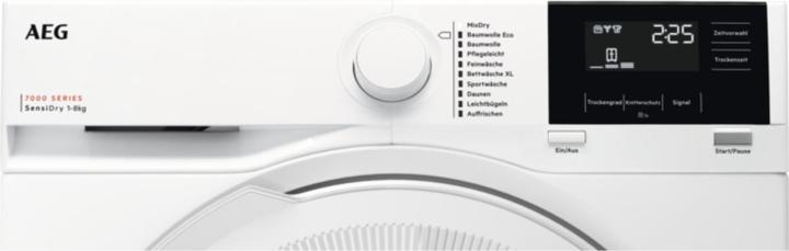 Actual product image AEG TR7T60580 Heat pump dryer 8kg, A++ 916099242 (8 kg, Right)