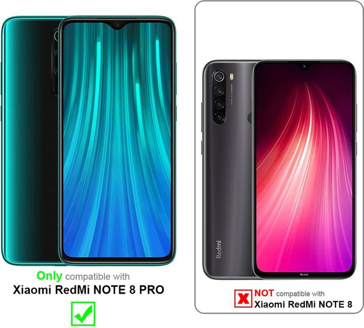 Actual product image Cadorabo Book Jeans Optics Cover (Xiaomi Redmi Note 8 Pro)