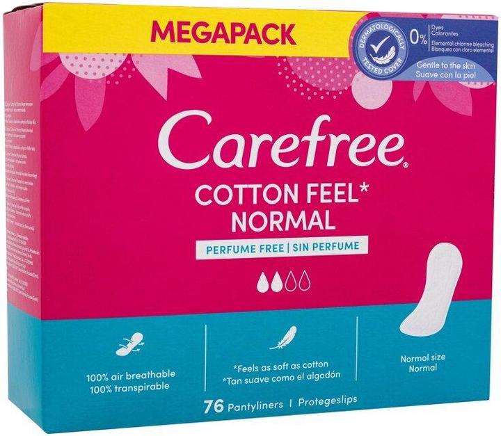 Actual product image Carefree Cotton liners with cotton extract (L) (1 x, Panty liners)