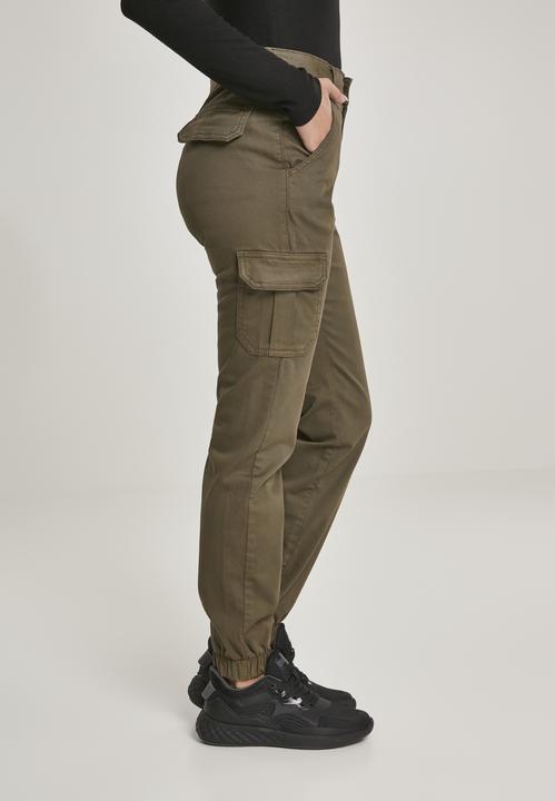Actual product image Urban Classics Ladies High Waist Cargo Pants (26)
