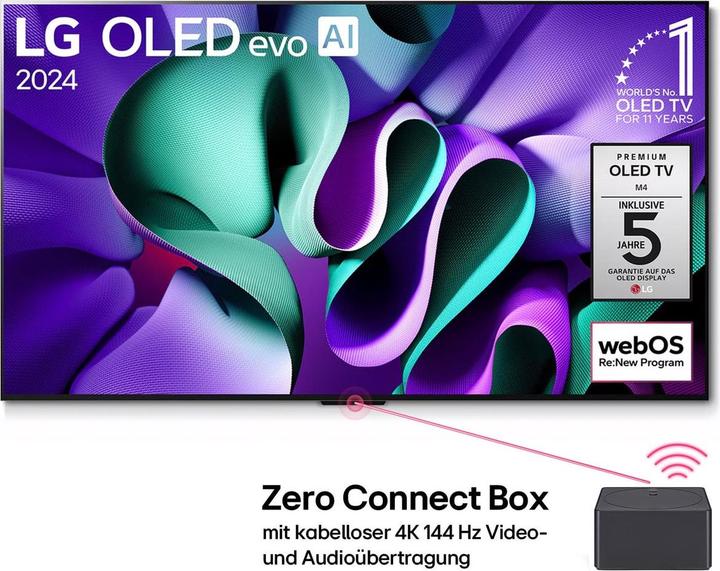 Actual product image LG OLED65M49LA OLED evo Signature TV 164 cm (65) Gallery Design (65", OLED, 4K)