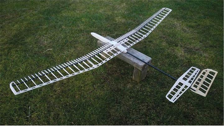 Actual product image Modellbauchaos Fresh F3-Res Cnc Wood Kit R.E.S. Competition Model (Glider)