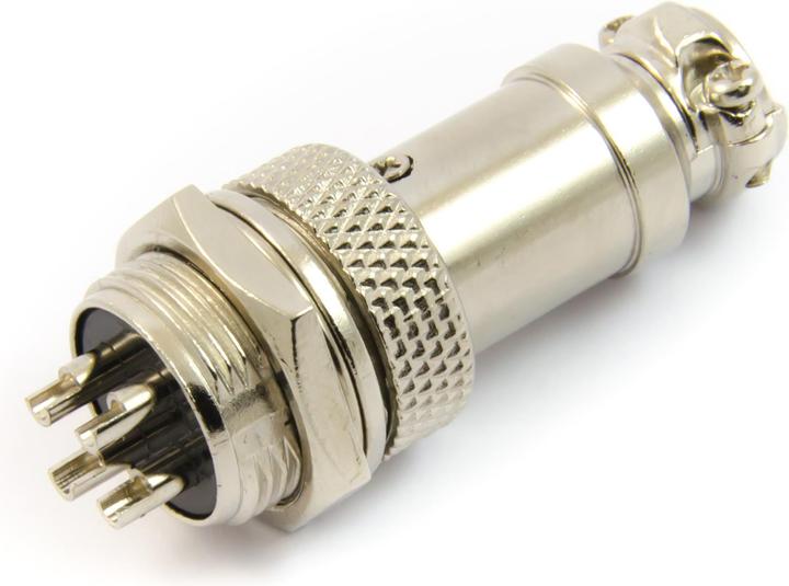 Produktbild Purecrea GX16-4P Stecker mit Einbaustecker 16mm