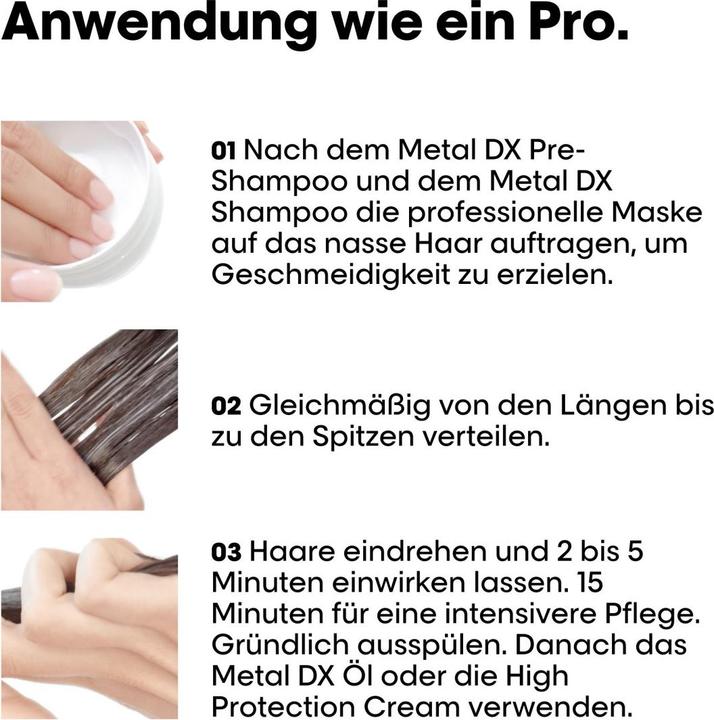 Actual product image L'Oréal Professionnel Metal DX Mask (250 ml)