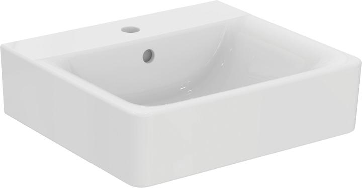 Actual product image Ideal Standard Connect Cube Wash basin 500mm E7138, 1 tap hole (460 mm, 500 mm)