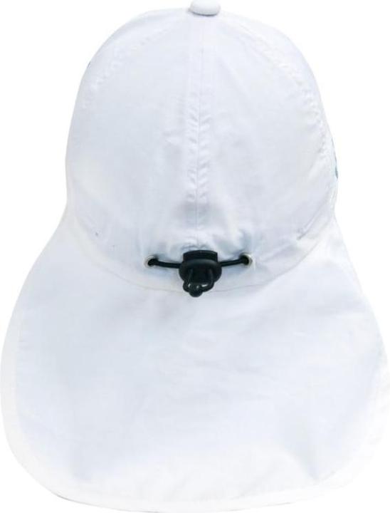 Produktbild IQ-UV UV Schutz Cap Bites mit Nackenschutz Kinder, weiss (1 Stk) (Sonnencreme Gesicht, SPF 50+)
