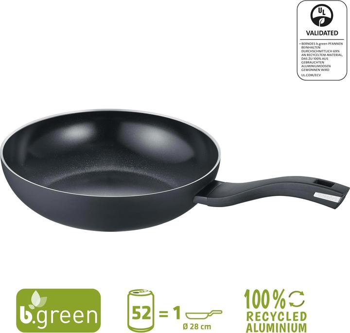 Immagine prodotto Berndes Wok Alu Recycled Induction 28 cm (28 cm, Wok, Alluminio)