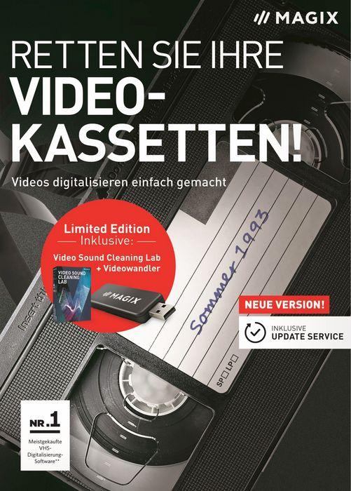 Produktbild Magix Retten Sie Ihre Videokassetten! Limited Edition (1 User, unbegrenzt)