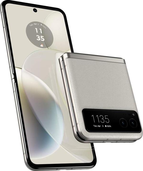 Actual product image Motorola Razr 40 (256 GB, Vanilla cream, 6.90", SIM + eSIM, 64 Mpx, 5G)