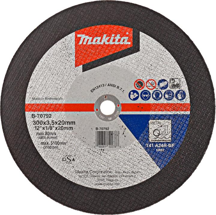 Image du produit Makita Disque à tronçonner 300x20 Acier