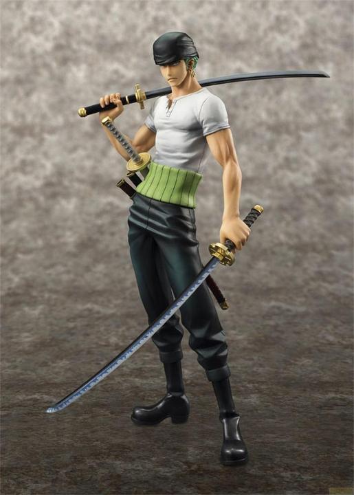 Actual product image Megahouse One Piece Excellent Model P.O.P PVC Statue NEO-DX Roronoa Zoro 10th Limited Ver. 23 cm