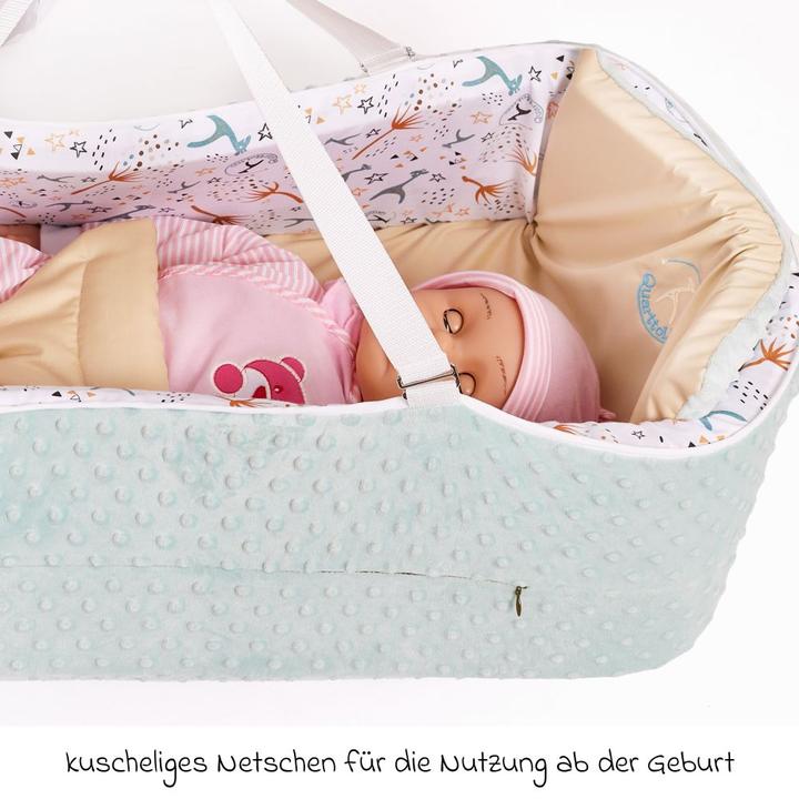 Actual product image QuarttoLino 4 in 1 baby nest for high chair from birth Baby nest & bed snakes