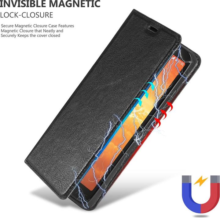 Actual product image Cadorabo Case Book Invisible Magnet (Motorola Moto E5, Motorola Moto G6 Play)