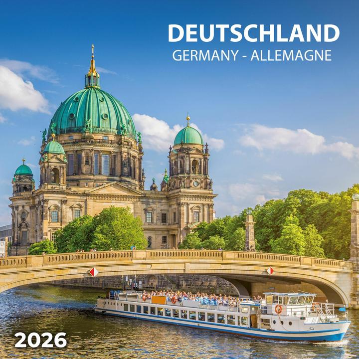 Produktbild Deutschland/Germany 2026 (30 x 30 cm, Harter Einband, Englisch)