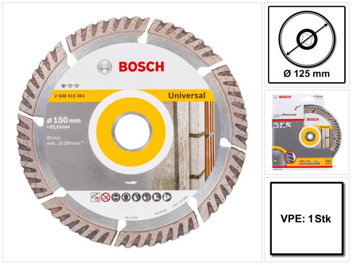 Produktbild Bosch Professional Zubehör PRO Multi Material Diamanttrennscheibe, 150 x 22,23 mm