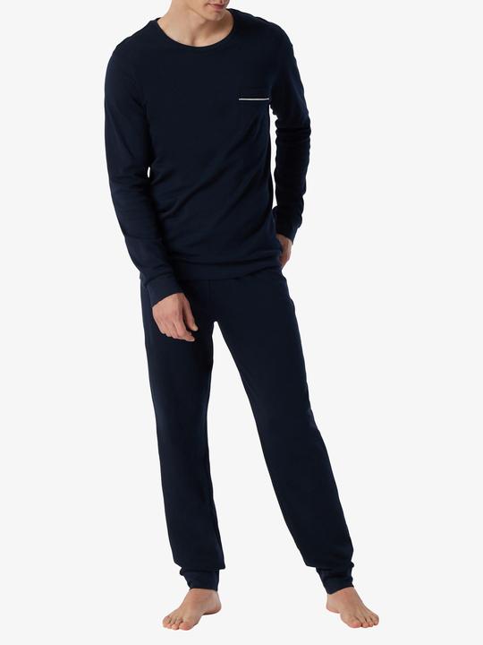 Actual product image Schiesser Pyjamas "Fine Interlock" navy (XL)