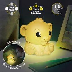 Immagine prodotto Paladone Products Disney Squishy Glo in silicone leggero Il Re Leone Simba 15 cm